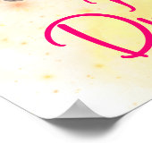 Poster Citation de motivation pour enfants Ne jamais cess (Coin)