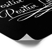 Poster Citation de motivation pour la vie et les vibratio (Coin)