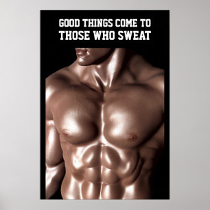 Poster Citation de motivation pour l'entraînement des mus