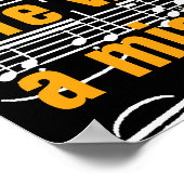 Poster citation de musique (Coin)