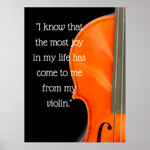 Poster Citation de musique alto et violon
