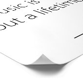 Poster Citation de musique Rachmaninoff (Coin)