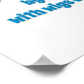 Poster Citation de musique - Toute la bonne musique a déj (Coin)