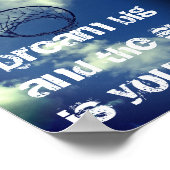 Poster Citation de Netball Big Motivational (Coin)