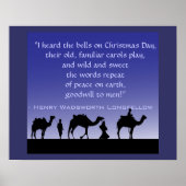 Poster Citation de Noël avec 3 hommes sages (Devant)