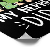 Poster Citation de Noël drôle Dire cher Père Noël Mon Nev (Coin)