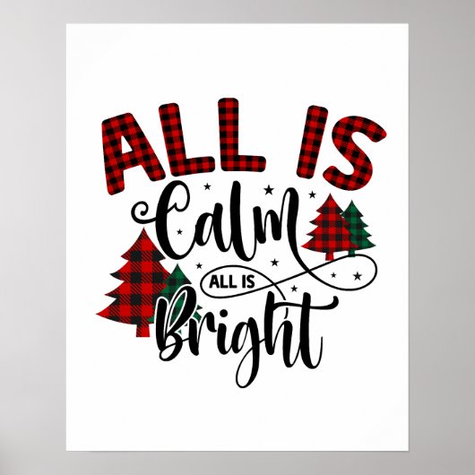 Poster Citation de Noël du Motif de Noël (Devant)