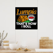 Poster Citation de nourriture philippine Lumpia (Cuisine)