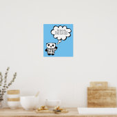Poster Citation de Pandy le Panda Bouddhiste Fou (Cuisine)