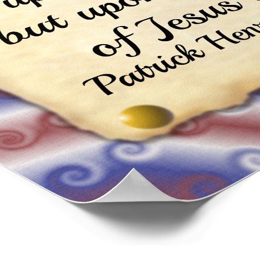 Poster Citation de Patrick Henry America (Coin)