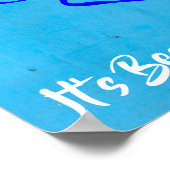 Poster Citation de pêche avec hameçon de poisson (Coin)