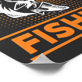 Poster Citation de pêche Je préfère être Pêche Hommes Fem (Coin)