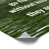 Poster Citation de pêche par Henry David Thoreau (Coin)