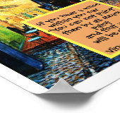 Poster Citation De Peinture D'Art Impressionniste (Coin)