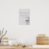 Poster Citation de Périclès sur la politique (Cuisine)