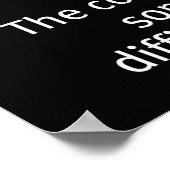 Poster Citation de persévérance longue (Coin)