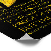 Poster Citation de philosophie stoïque de Marcus Aurelius (Coin)