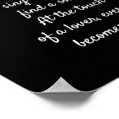 Poster Citation de Platon - Chaque coeur chante une chans (Coin)