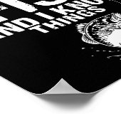 Poster Citation de poisson drôle c'est ce que font les po (Coin)