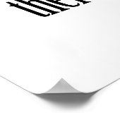 Poster Citation de professeur de chimie amusante - aucune (Coin)