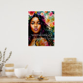 Poster Citation de promotion de continuer à avancer Melan (Cuisine)