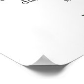 Poster Citation de relation positive inspirante florale (Coin)