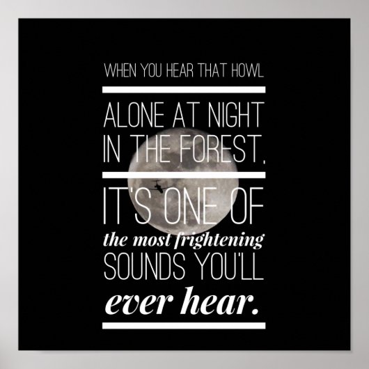 Poster Citation de requin océanique (Devant)