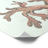 Poster Citation de rêve de sirène vintage (Coin)