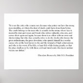 Poster Citation de Roosevelt (Devant)
