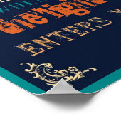 Poster Citation de Roumi en typographie 8x10 - La lumière (Coin)