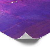 Poster Citation de Rumi sur les actes fautifs et les droi (Coin)