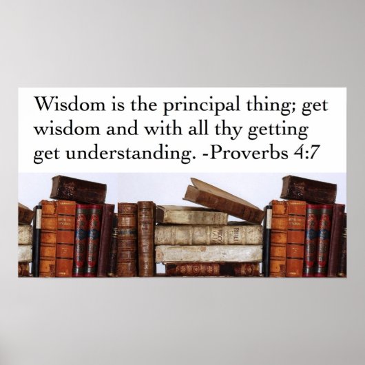 Poster Citation de sagesse (Devant)