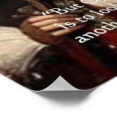 Poster Citation de sagesse de Shakespeare "A travers les  (Coin)