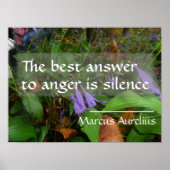 Poster Citation de sagesse latine sur l'affiche de la mei (Devant)