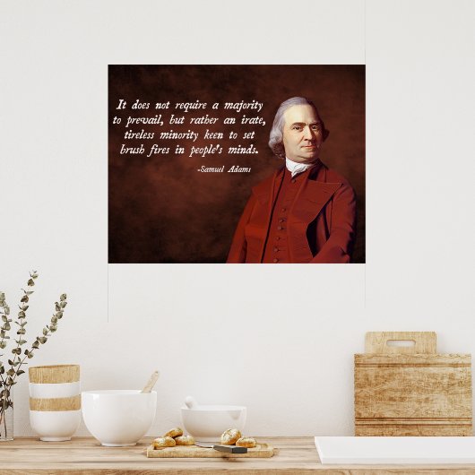 Poster Citation de Samuel Adams (Cuisine)