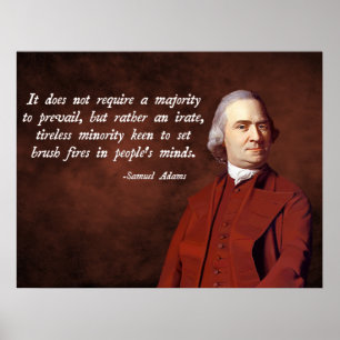 Poster Citation de Samuel Adams