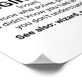 Poster Citation de signification de l'ingénieur structure (Coin)