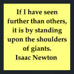 Poster citation de sir isaac newton<br><div class="desc">citations sir isaac newton mathématicien mathématicien mathématicien physicien physicien thermodynamique gravimétrique professeur geek geeks nerd nerds shrodinger einstein feynman bohr shrodinger heisenberg fermi lord kelvin</div>