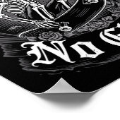 Poster Citation de skateboardeur Pas de routine, pas de g (Coin)