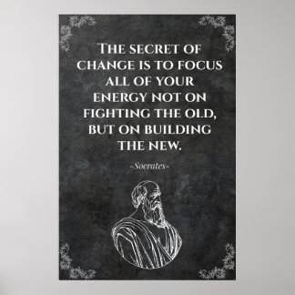 Poster Citation de Socrate Motivation