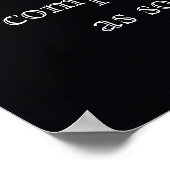 Poster Citation de solitude - Henry David Thoreau - impri (Coin)