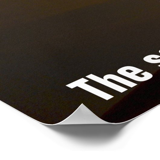 Poster Citation de succès du phare Inspiration (Coin)