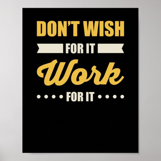 Poster Citation de succès motivationnel (Devant)