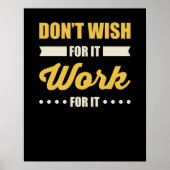 Poster Citation de succès motivationnel (Devant)