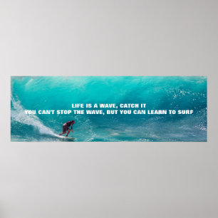 POSTER CITATION DE SURF