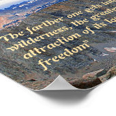 Poster Citation de Theodore Roosevelt (Coin)