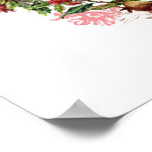 Poster Citation de Torah pour la fête juive de Sukkot (Coin)