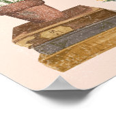 Poster Citation de tournesol et herbes de jardin et de bi (Coin)