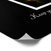 Poster Citation de tournesol Hellen Keller (Coin)