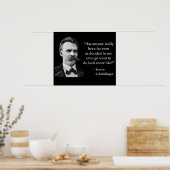 Poster Citation de Troll Friedrich Nietzsche (Cuisine)